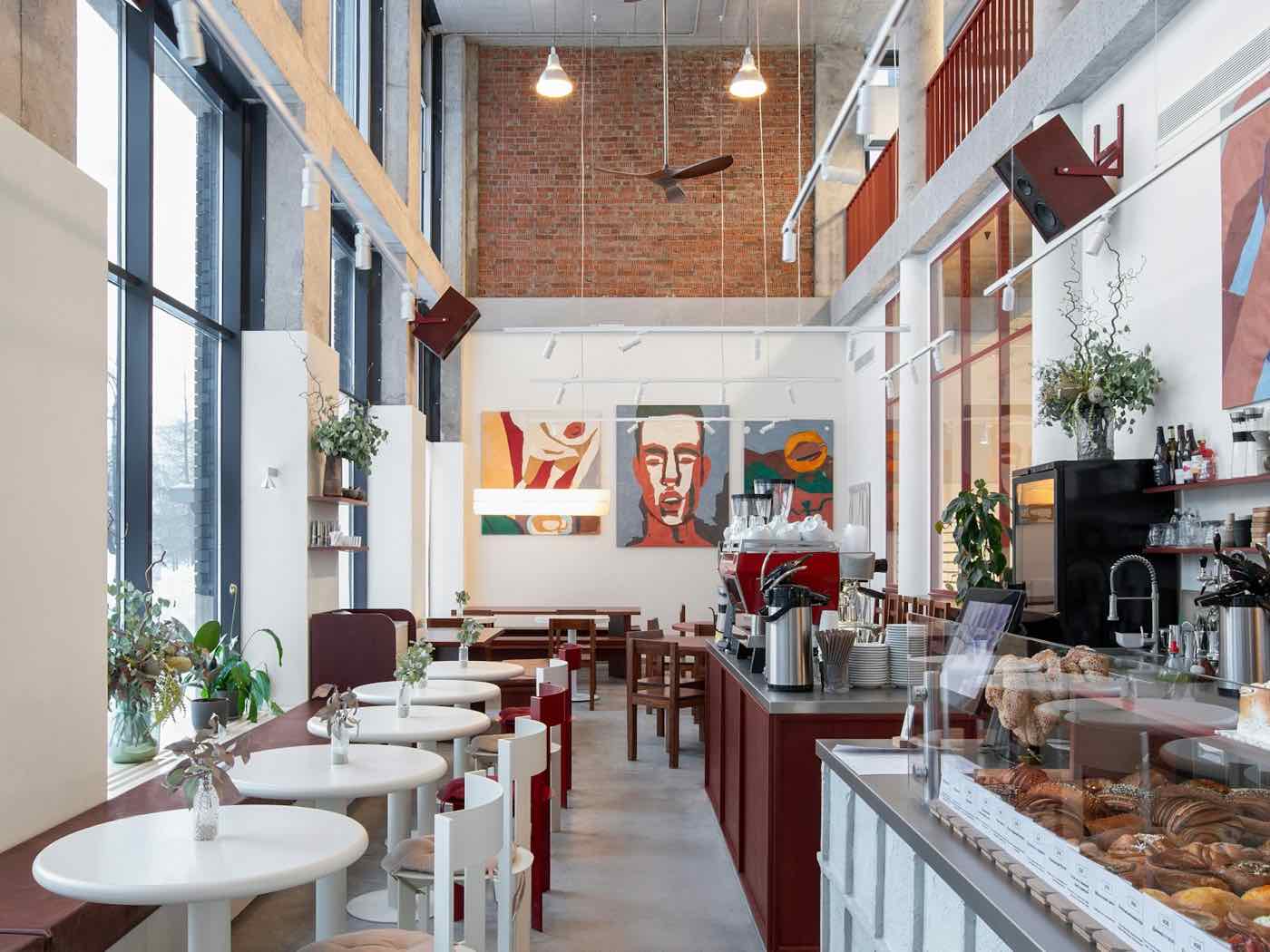 Interior de cafeteria